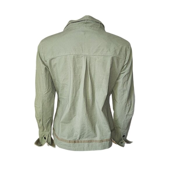 Columbia Jacket Womens Size M Medium Crossroads Utility Solid Green Omni Shade - Picture 3 of 7